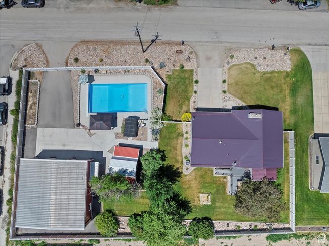 Bird's eye view of a pool area | Image 35