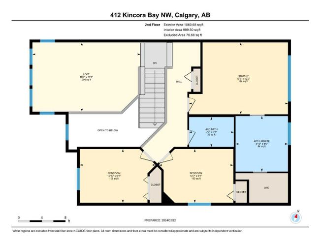 412 Kincora Bay Nw, Home with 3 bedrooms, 2 bathrooms and 4 parking in Calgary AB | Image 21