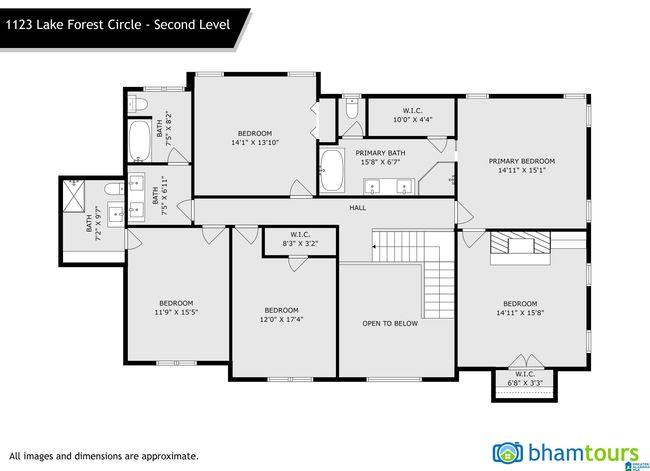 1123 Lake Forest Cir, House other with 4 bedrooms, 4 bathrooms and null parking in Hoover AL | Image 67