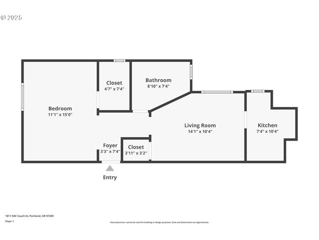 APT-210 - 1811 Nw Couch St, Condo with 1 bedrooms, 1 bathrooms and null parking in Portland OR | Image 20