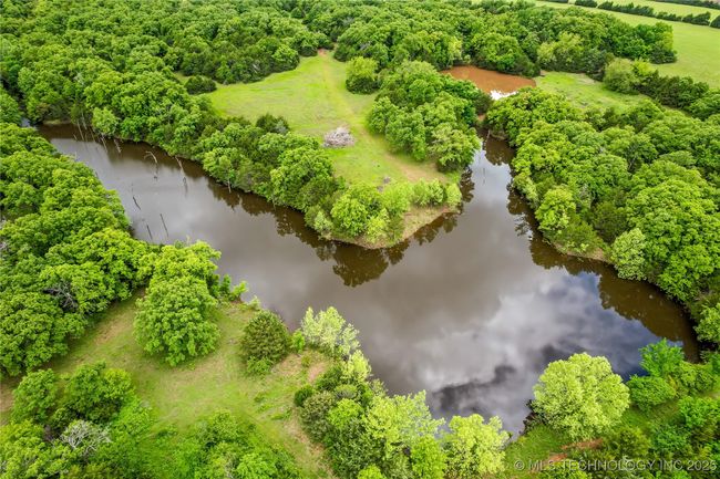 Aerial view of a large body of water | Image 53