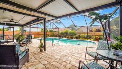 Screen Pool Area with Plenty of area to relax in the shade | Image 3