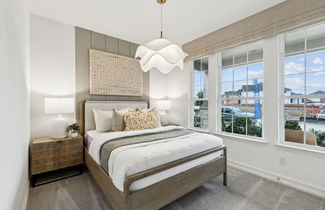 Spacious secondary bedroom *Photos of furnished model. Not actual home. Representative of floor plan. Some options and features may vary | Image 17
