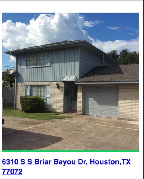 6310 S Briar Bayou Dr, Houston, TX, 77072-1702 | Card Image
