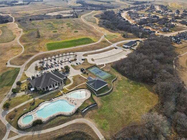 Aerial view of property and surrounding area featuring a pool | Image 11