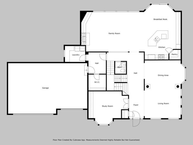 Main level - Note the Hall by the W.I.C. is the mudroom | Image 55