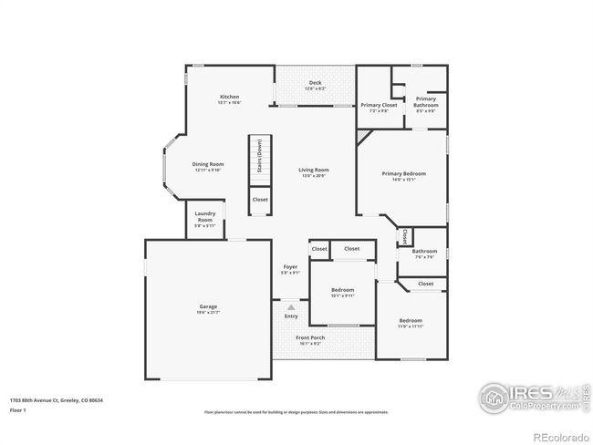 1703 88 Th Avenue Ct, House other with 5 bedrooms, 3 bathrooms and 2 parking in Greeley CO | Image 39
