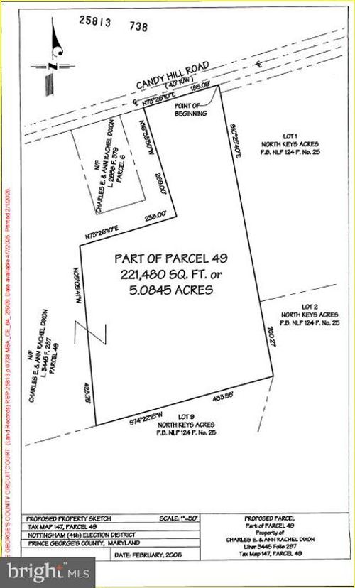 Parcel 159 Candy Hill Road, UPPER MARLBORO, MD, 20772 | Card Image