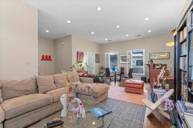 Living area featuring visible vents and recessed lighting | Image 12