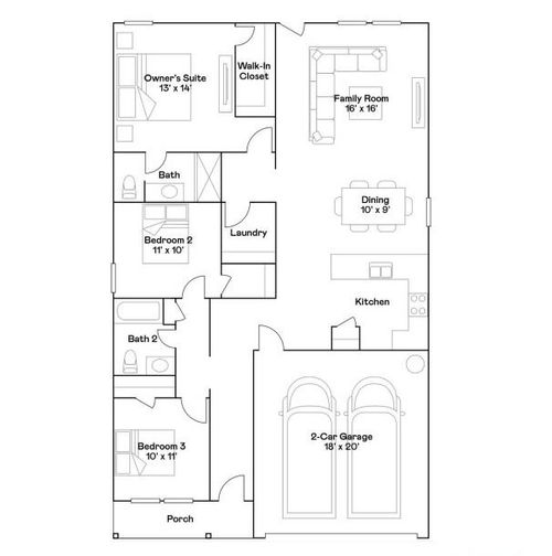 1925 Honey Locust Drive, Mustang, OK, 73128 | Card Image