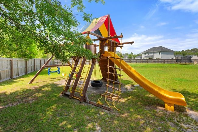 Freshly stained Rainbow play yard will remain. | Image 40