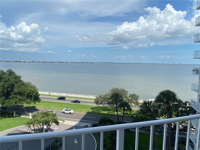 Primary Bedroom front Balcony overlooking Tampa Bay. | Image 20
