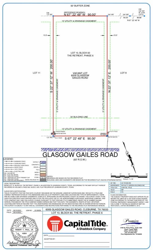 6005 Glasgow Gailes Rd, Cleburne, TX, 76033 | Card Image