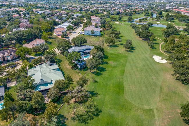 Aerial view of home and 11th fairway | Image 39