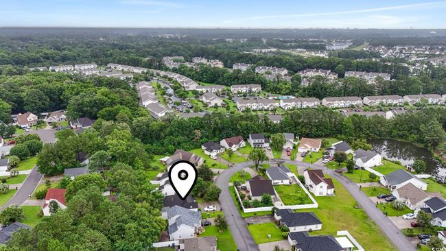 Aerial view of property's location with nearby suburban area | Image 32