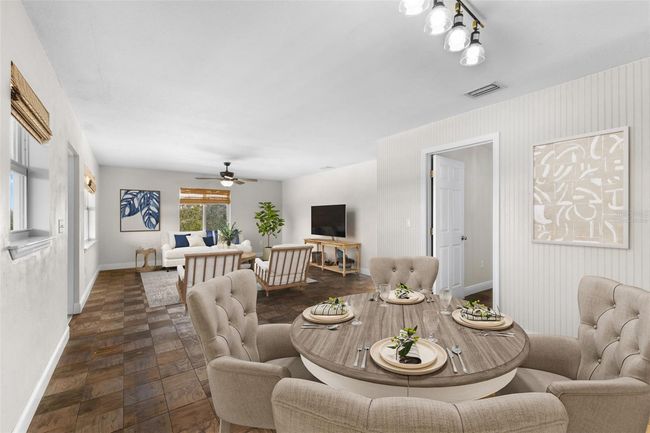 Virtually Staged- Living/Dining Area | Image 7