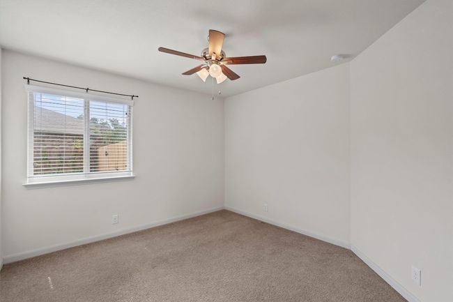 Bedroom 2 carpet flooring & ceiling fan | Image 17