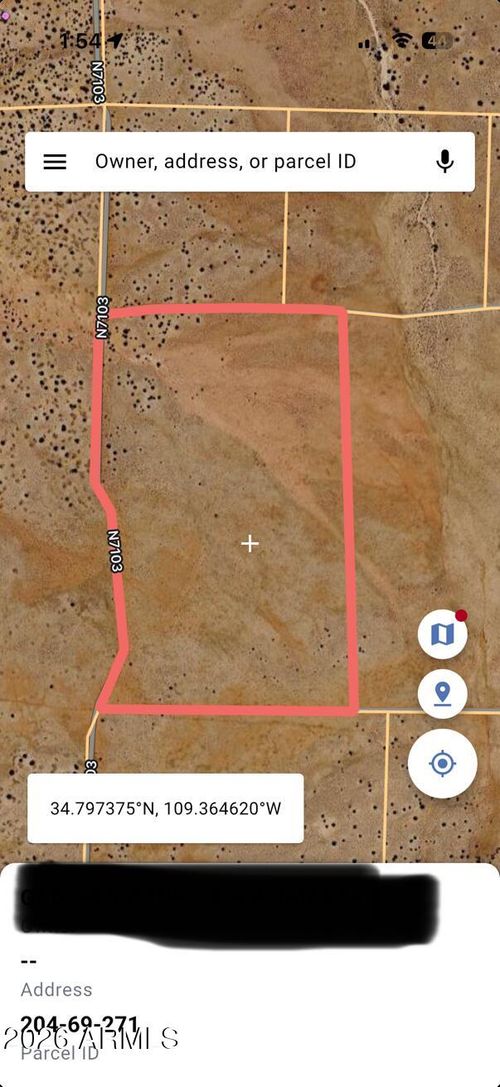 20469271-N7103 N N7103 --, St. Johns, AZ, 85936 | Card Image