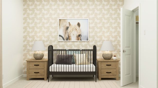 Bedroom featuring wallpapered walls and baseboards | Image 21