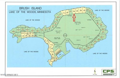 Block 2 Tract 6 Brush Island, Angle Inlet, MN, 56711 | Card Image