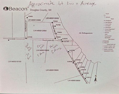 11580 E South Lake Blvd Lot 2 (5 Acres), LAKE NEBAGAMON, WI, 54849 | Card Image