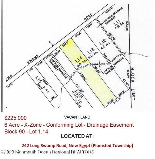 242 Long Swamp Rd, New Egypt, NJ, 08533-2028 | Card Image