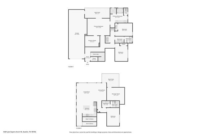 B - 5401 Joe Sayers Ave, House other with 4 bedrooms, 3 bathrooms and 3 parking in Austin TX | Image 30