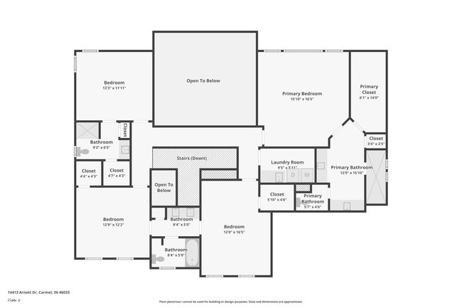 14413 Arnett Dr, House other with 6 bedrooms, 6 bathrooms and null parking in Carmel IN | Image 86