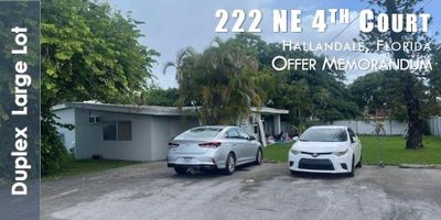 222 Ne 4th Ct, Home with 0 bedrooms, 0 bathrooms and null parking in Hallandale Beach FL | Image 1