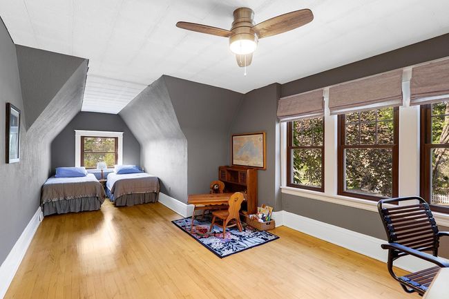 Dormered ceilings give character to Office/Guestroom. | Image 24