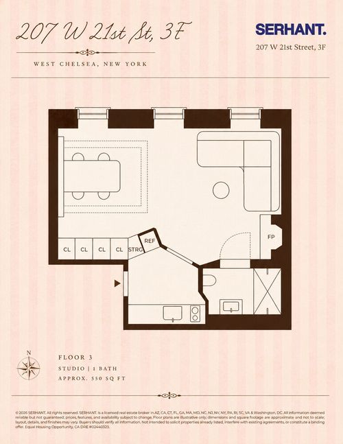 3f-207 W 21st Street, New York City, NY, 10011 | Card Image