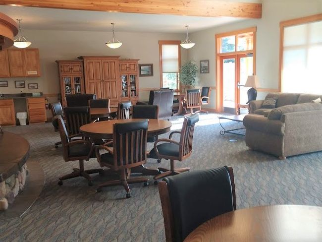 View of carpeted dining area | Image 8
