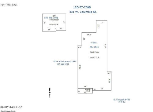 431 W Columbia Street, Tucson, AZ, 85714 | Card Image