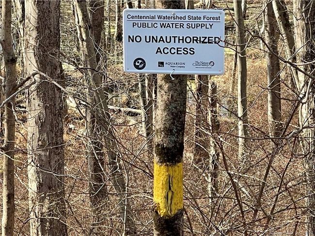 Entire back of property and South side are backed by 160 acres of Aquarian protected land | Image 29