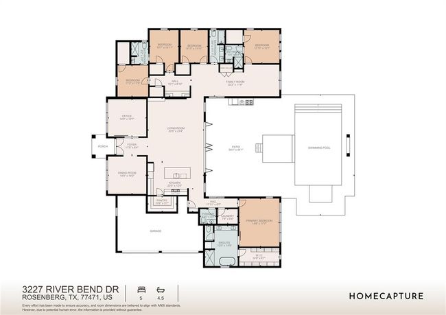 3227 River Bend Dr, House other with 5 bedrooms, 5 bathrooms and 3 parking in Rosenberg TX | Image 46