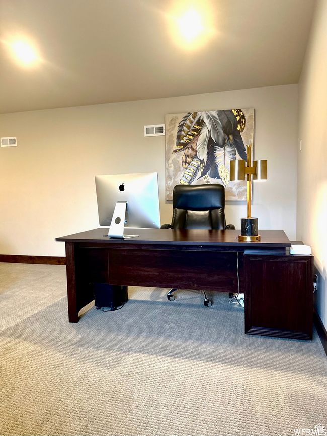 Upper level loft- created as bedroom and office space. Pre-wired for home theater. | Image 21