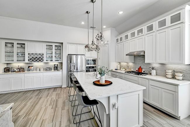 A built-in beverage bar with wine storage is a perfect addition to the kitchen, ideal for serving drinks or keeping your favorite bottles close by. | Image 9