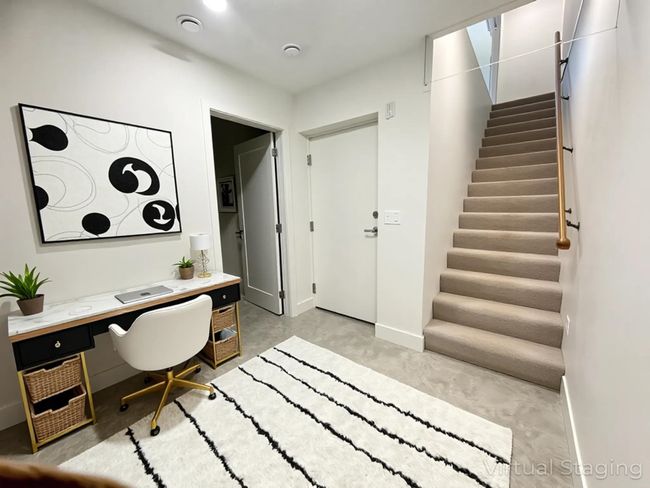 Office with concrete floors and baseboards | Image 14