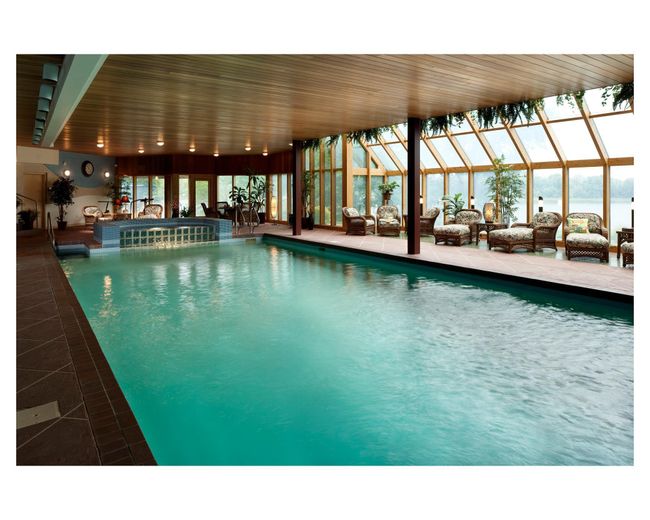 Host your private pool party at the indoor pool and hot tub in the Mary Hill Lodge, with lake views | Image 68