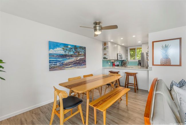A dining area can accommodate table and seating for 6-8 people. | Image 11