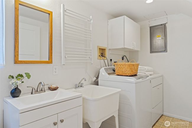 Laundry Room on Lower Level. Washer/Dryer Stays w/the home | Image 36