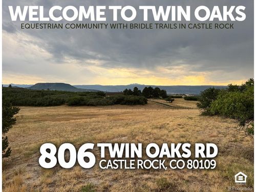 806 Twin Oaks Rd, Castle Rock, CO, 80109-9545 | Card Image
