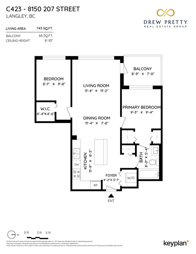 C423 - 8150 207 Street, Condo with 2 bedrooms, 1 bathrooms and 1 parking in Langley BC | Image 27