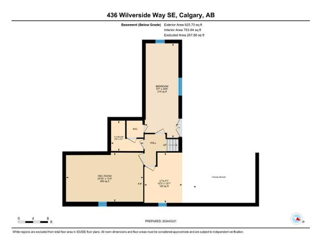 436 Wilverside Way Se, Home with 5 bedrooms, 2 bathrooms and 4 parking in Calgary AB | Image 29