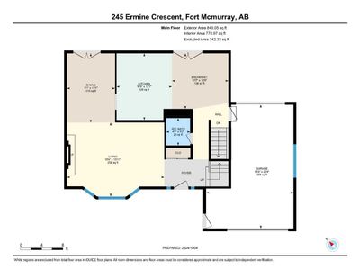 245 Ermine Cres, House detached with 4 bedrooms, 1 bathrooms and 3 parking in Fort Mcmurray AB | Image 2