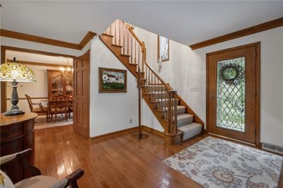 Another View Of The Foyer And Custom Designed Front Door | Image 3