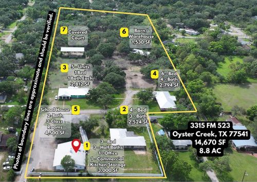 3315 Fm 523 Rd, Oyster Creek, TX, 77541-6616 | Card Image