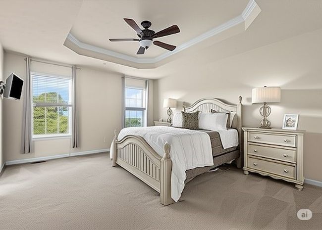 Massive primary suite with tray ceiling | Image 17