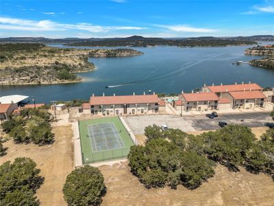 Aerial view featuring a water and mountain view | Image 3