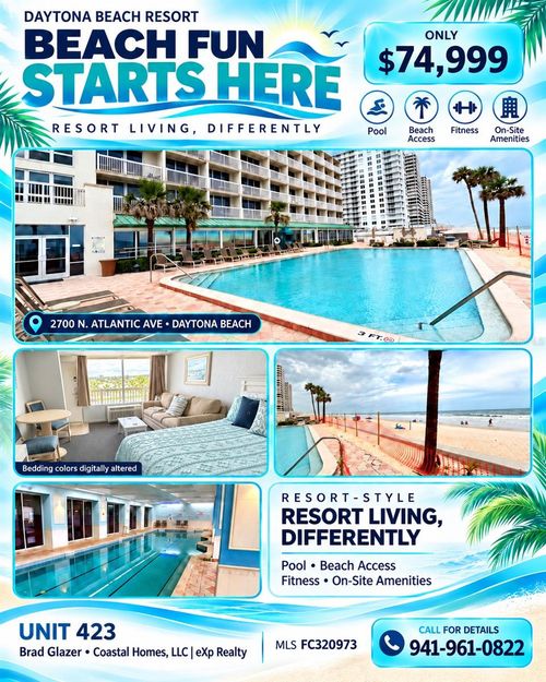 423-2700 N Atlantic Ave, Daytona Beach, FL, 32118-3005 | Card Image